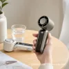 Silver semiconductor cooling handheld small fan circulating fan portable small wind cannon details Picture